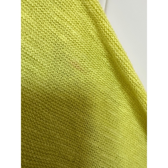 Eileen Fisher Yellow Oversized 3/4 Sleeve Tunic - Picture 4 of 4